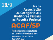 Homenagem da Unafisco à Acaf/SP