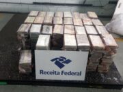 Receita Federal localiza mais de 330 kg de cocaína em contêiner no Porto de Santos/SP