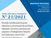 Nota Técnica Unafisco Nº 21/2021